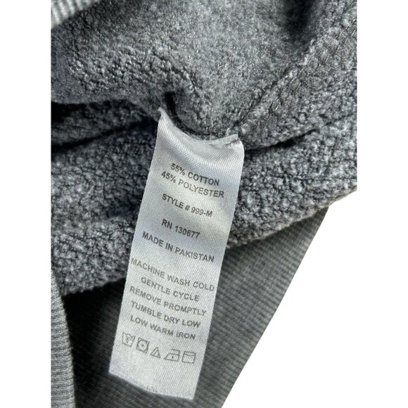 Jax Beach Florida Vineyard Crew Sweatshirt Grey Sz Large Long Sleeve Distressed - Picture 6 of 8